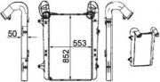 INTERCOOLER DAF 105 8ML 376 756